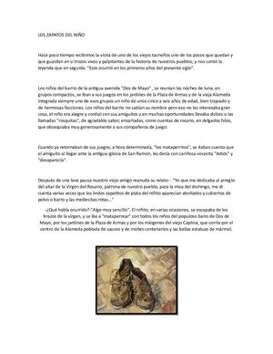 Los Zapatos Del Niño Y LA CABEZA VOLADORA EN CAIRANI