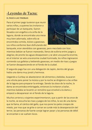 Leyendas De Tacna Ept