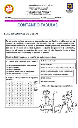 Guía Integrada Nª2 Segundo Periodo