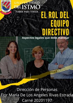 El equipo directivo