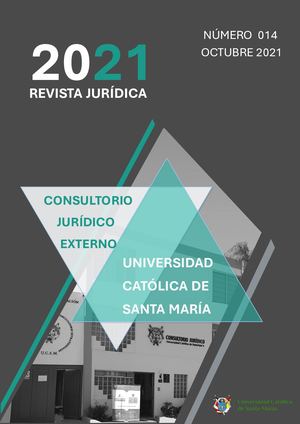 REVISTA JURÍDICA CJE - UCSM N°14 2021