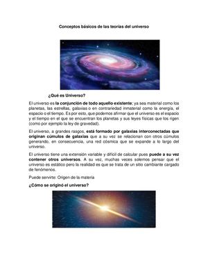 Las Teorías Del Universo