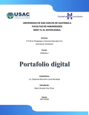 Portafolio Digital Didactica I (202152256)