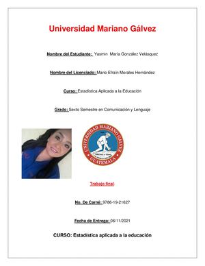 Portafolio Yasmin María González Velásquez