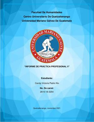 Práctica ll ... Informe final