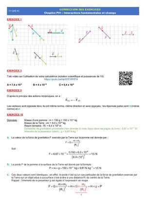 1spe P01 Exos Correcton