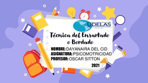 Técnica Del Ensartado O Bordado (Dayanaira Del Cid)