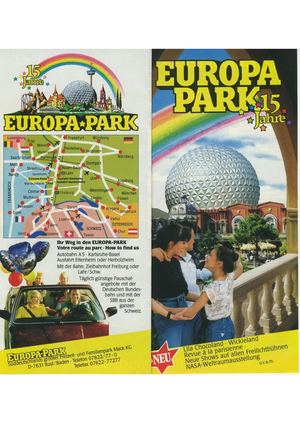 Europa Park Dépliant 1990