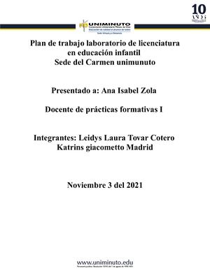 Cartilla Digital Plan De Trabajo Laboratorios Uniminuto