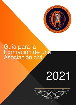 Guía Básica Para La Inscripción De Asociacion