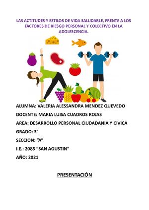 Las Actitudes Y Estilos De Vida Saludable