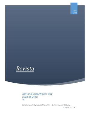 Revista Actividad Fisica