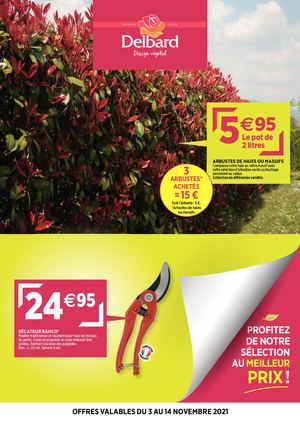 Tract Novembre 2021 - Delbard Crest, Figeac et Montendre