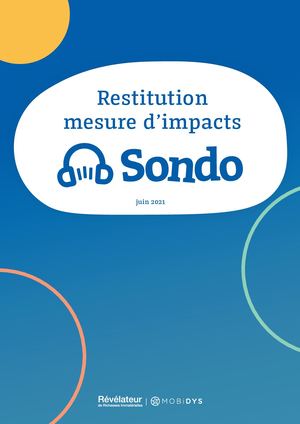 Évaluation des impacts Sondo [résumé]