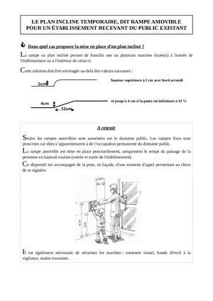 Les Rampes d'accès pour les ERP