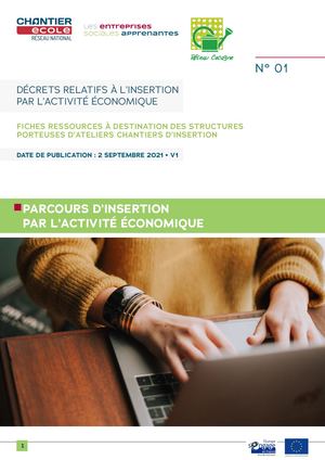 Fiche Décret 01 Chantier École Parcours Responsable