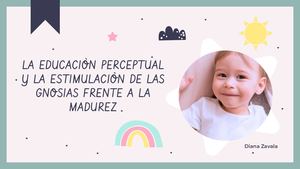 La Educacion Perceptual Y La Estimulacion De Las Gnosias