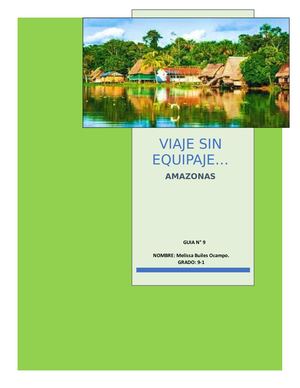 Viaje Sin Equipaje: El Amazonas