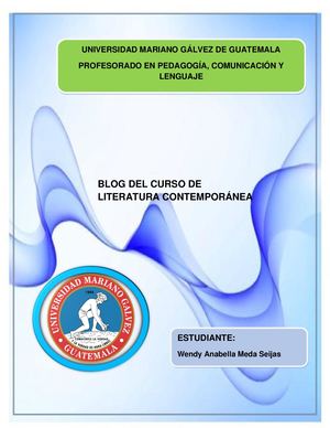 Literatura Contemporanea Blog