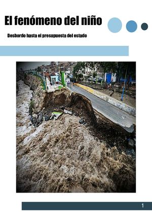 Informe Fenomeno El Niño Costero 2017