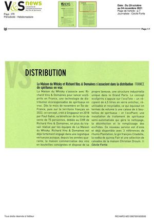 V&S News - ecoSpirits