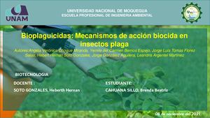 Bioplaguicidas Mecanismos De Acción Biocida En Insectos Plaga