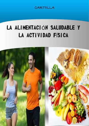 La alimentación saludable y la actividad física