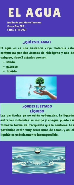 importancia del Agua para la Vida