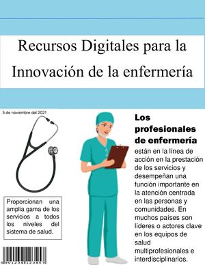 Nuevas Tecnologías y nuevos retos para el profesional de enfermería