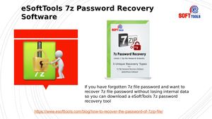 E Soft Tools 7z Password Recovery Software