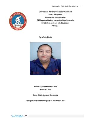 Portafolio Digital Estadistica