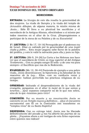 Domingo 7 De Noviembre De 2021
