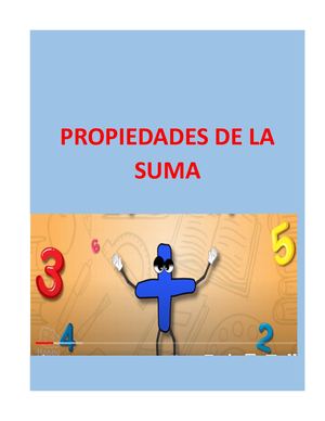 Propiedades de la suma