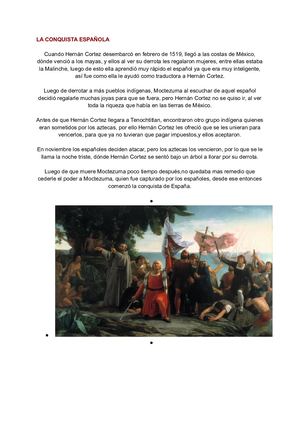 La Conquista Española