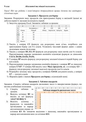 Практична частина Абсолютні та мішані посилання