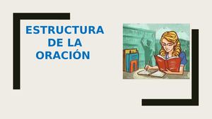 Estructura De La Oración