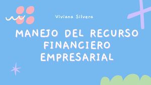 Manejo Del Recurso Financiero Empresarial