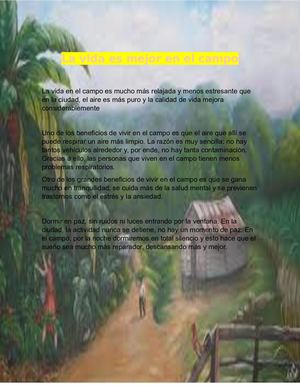 La Vida Es Mejor En El Campo
