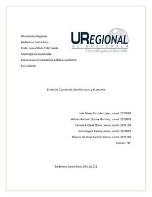 Tarea Final Del Curso De Socilogía