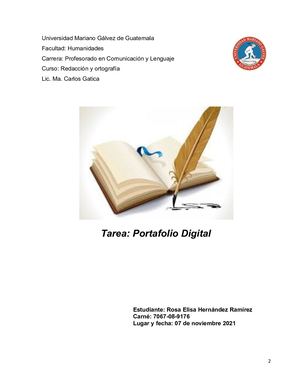 T18 Portafolio Redacción Y ortografía