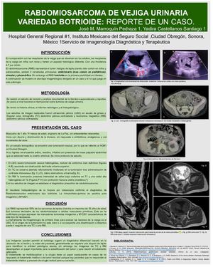 2021#IDoR_Cartel Rabdomiosarcoma Dr J Marroquín R3rx