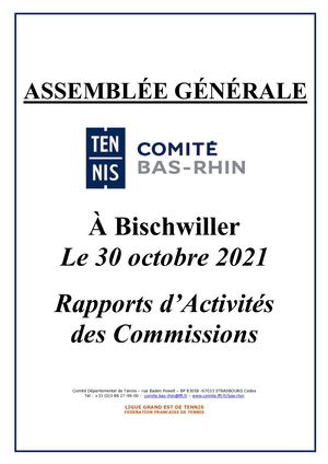 Rapport D'activités Ag 2021