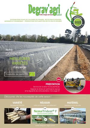 Degrav'Agri Gamme Asperge 2022