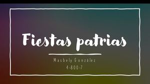 Fiestas Patrias