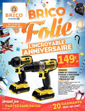BRICO FOLIE - L'incroyable Anniversaire BBJ 2021