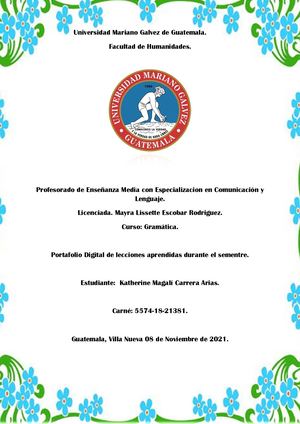 Portafolio final de Gramática.