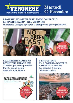 LE NOTIZIE DEL GIORNO 09 NOVEMBRE