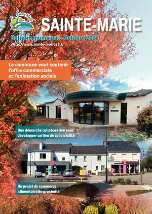 Bulletin municipal Sainte-Marie Octobre 2021