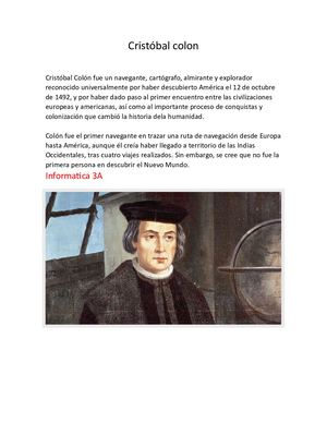 Cristóbal Colon