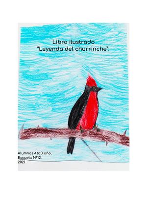 Cuento Ilustrado "Leyenda del Churrinche"